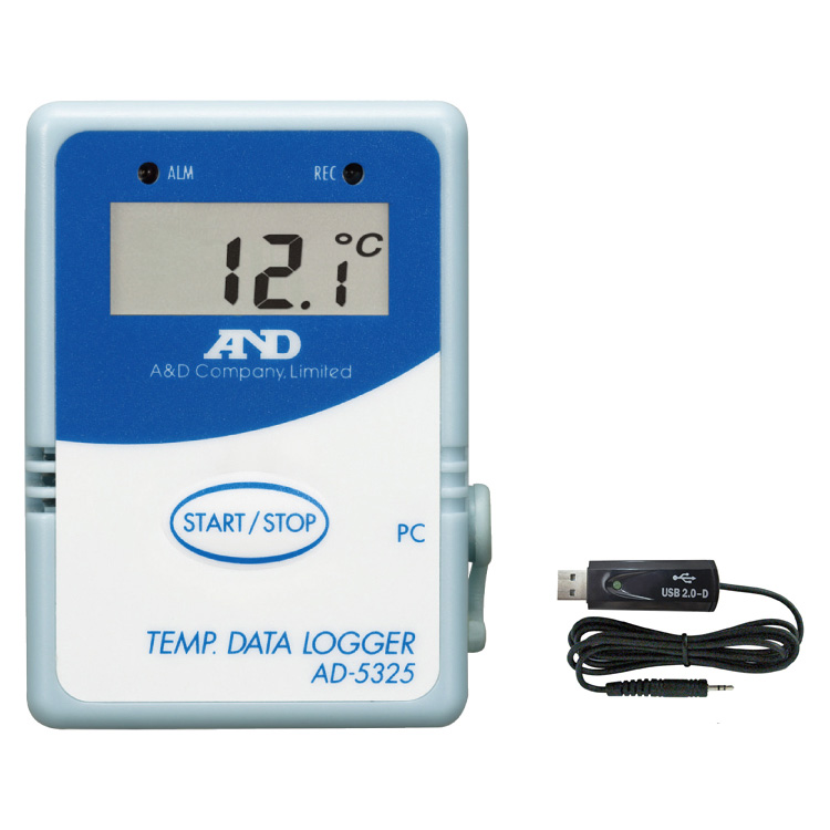 防滴型 温度収録器 カードロガー MR-5300 :2-0358-1201:厨房卸問屋名調