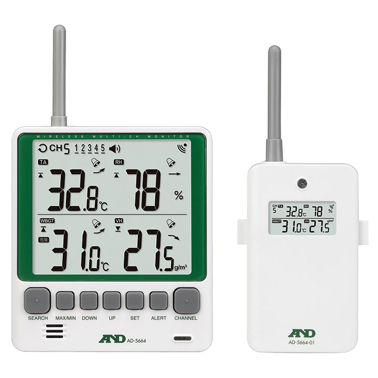 ワイヤレス温度計 温湿度計 電子計測機器 商品 サービス 株式会社エー アンド デイ