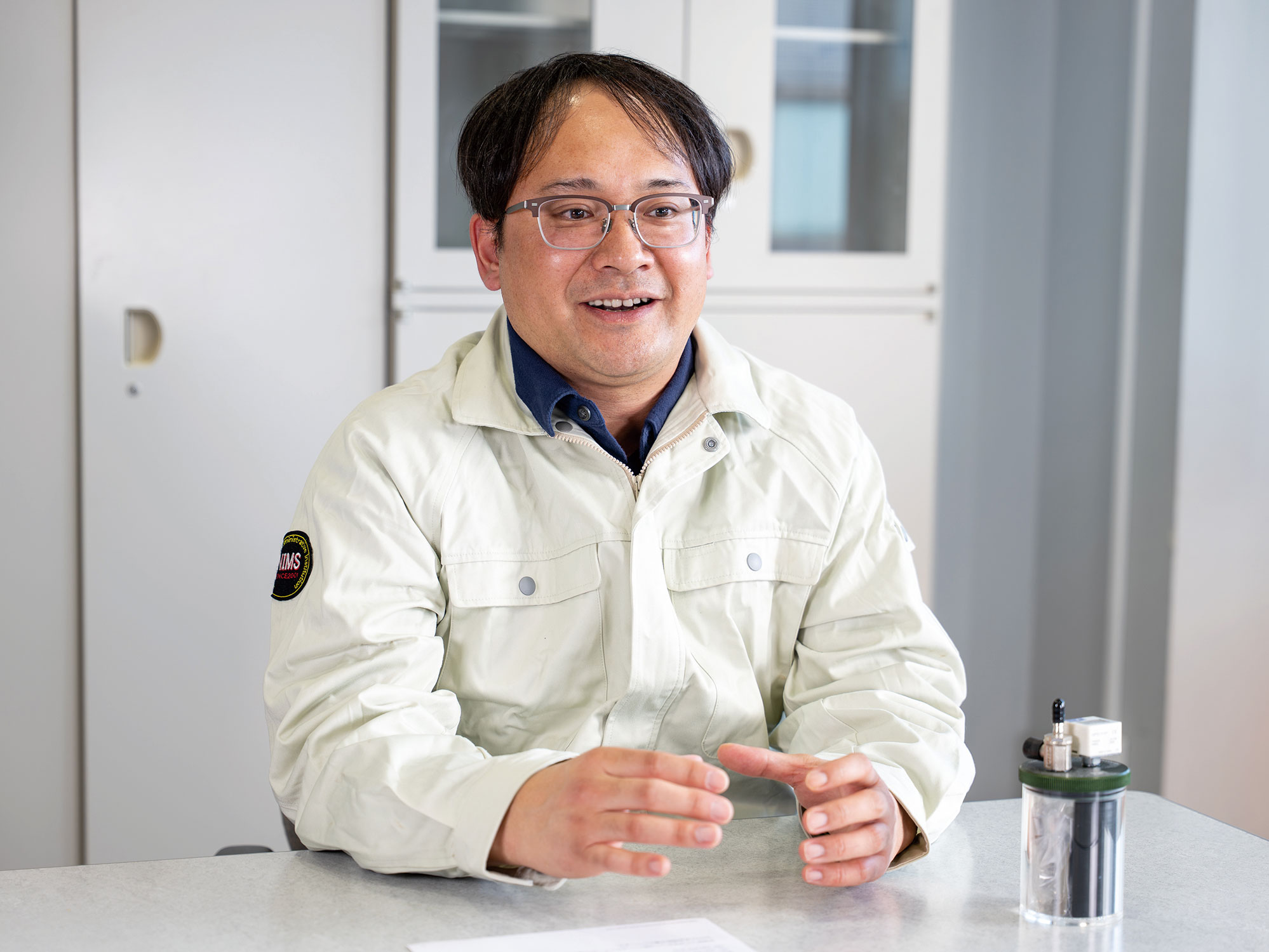 インタビューいただいたNIMS 磁性・スピントロニクス材料研究センター　豊岡善也様の画像